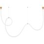 Step Into Design SNAKE MD1021-4 gold Závěsná lampa 1x60W/LED 3000K IP20