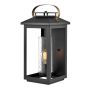 Quintiesse ATWATER QN-ATWATER-L-BK Nástěnná lampa 1x60W/E27 IP44