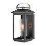 Quintiesse ATWATER QN-ATWATER-M-BK Nástěnná lampa 1x60W/E27 IP44