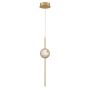 Quintiesse Barletta QN-BARLETTA-1P-BG Závěsná lampa 1x6W/LED 3000K 340lm IP20