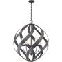 Quintiesse BLACKSMITH QN-BLACKSMITH-5P-OBK Závěsná lampa 5x40W/E14 IP44