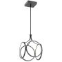 Quintiesse CIRI QN-CIRI-P-MBK Závěsná lampa 1x45W/LED 3000k 1682LM