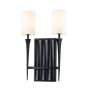Quintiesse Crest QN-CREST-2WB-BLK Nástěnná lampa 2x40W/E14 IP20