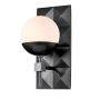Quintiesse Deco QN-DECO-1WB-BLK-O Nástěnná lampa 1x25W/E14 IP44