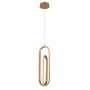 Quintiesse Demark QN-DEMARK-1P-BG Závěsná lampa 1x28W/LED 3000K 1000lm IP20