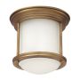 Quintiesse HADRIAN QN-HADRIAN-MINI-F-BR-OPAL Stropní lampa 1x60W/E27 IP44