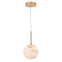 Quintiesse Kepler QN-KEPLER-1P-S-BG Závěsná lampa 1x10W/LED 3000K 723lm IP20