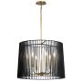 Quintiesse LINARA QN-LINARA-6P-BK Lustr 6x60W/E14
