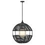 Quintiesse Maddox QN-MADDOX-P-M-BK-BK Závěsná lampa 1x60W/E27 IP44