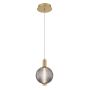Quintiesse Palmas QN-PALMAS-1MP-BG Závěsná lampa 1x12W/LED 3000K 791lm IP20
