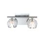 Quintiesse REGALIA QN-REGALIA2-PC-BATH Nástěnná lampa 2x3W/G9 3000k 600LM IP44