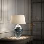 Quintiesse SAMARA QN-SAMARA-TL-BLU Stolní lampa 1x60W/E27+1x7W/GU10 3000K 620LM