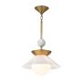 Quintiesse Saucer QN-SAUCER-1P-M-AB-OPAL Závěsná lampa 1x40W/E27 IP20