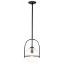 Quintiesse SOMERSET QN-SOMERSET-P-C-BK Závěsná lampa 1x60W/E27