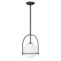 Quintiesse SOMERSET QN-SOMERSET-P-O-BK Závěsná lampa 1x60W/E27