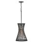 Quintiesse Twyla QN-TWYLA-1P-BK Závěsná lampa 1x40W/E27 IP20