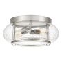 Elstead Lighting QUOIZLE QZ-TRILOGY-FS-BN2 Stropní lampa 2x60W/E27