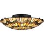Quoizel ALCOTT QZ-ALCOTT-F Stropní lampa 2x60W/E27