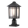 Quoizel Cedar Point QZ-CEDAR-POINT3-M-BK Lampa stojąca 1x60W/E27 IP44