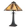 Quoizel Navajo QZ-NAVAJO-TL-VB Stolní lampa 2x60W/E27 IP20