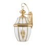 Quoizel NEWBURY QZ-NEWBURY2-L-PB Nástěnná lampa 2x60W/E14 IP44