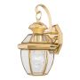 Quoizel NEWBURY QZ-NEWBURY2-S-PB Nástěnná lampa 1x150W/E27 IP44
