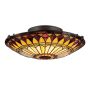 Quoizel WEST END QZ-WEST-END-F Stropní lampa 2x75W/E27