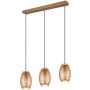 Trio BIDAR R31573065 Závěsná lampa 3x28w/e27 ip20