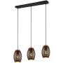 Trio BIDAR R31573080 Závěsná lampa 3x28w/e27 ip20