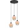 Trio BORKA R31263336 Závěsná lampa 3x40w/e27 ip20
