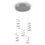 Trio LAOLA R34185306 Závěsná lampa 5x8w/led 4000K 1250lm ip20