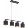 Trio TOMMY R30334079 Závěsná lampa 4x28w/e14 ip20