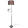 Trio OWEN R40192007 Stojací lampa 2x52w/e27+e14 ip20