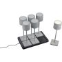 Trio FERNANDEZ R54096677 Stolní lampa 6x1w/led 2700+4000+6000k 130lm ip20