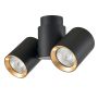 Light Prestige Boston LP-741/2W BK/GD Bodové světlo 2x50W/GU10 IP20
