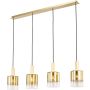 Dar Lighting Savannah SAV0435 Závěsná lampa 4x40w/E27