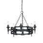 Elstead Lighting SAXON SAX5-BLK Lustr 5x60W/E14