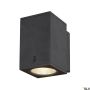 SLV ENOLA SQUARE 1003417 Nástěnná lampa 1x11W/LED 3000/4000K 980LM IP65