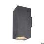 SLV ENOLA SQUARE 1003438 Nástěnná lampa 2x55W/LED 3000/4000K 5400/6000LM IP65