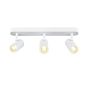SLV NOBLO® 1008705 Bodové světlo 3x22W/LED 2000K-3000K 10lm|1360lm