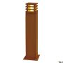 SLV RUSTY 229421 Stojací lampa 1x11W/E27 IP55