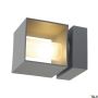 SLV SQUARE 1000335 Nástěnná lampa 1x42W/G9 IP44