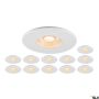 SLV UNIVERSAL DOWNLIGHT 1007272 Zasouvací osvětlení 1x8W/LED 2700K|3000K|4000K|6500K 560lm|610lm|680lm|640lm ip20_ip65