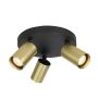 Italux Nesto SPL-23436-3R-BK-BRSS Bodové světlo 3x10W/GU10 IP20
