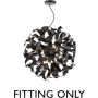 Dar Lighting Swash SWA1322-SP Závěs 9x40w/g9