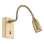 Dar Lighting TADLEY TAD0763 Nástěnná lampa 1x1W/LED 3000K 87LM IP20