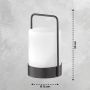 Fischer&Honsel Casoli 850207 Stolní lampa 2x0.5W/LED RGBW 8lm IP44