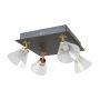 Italux Orella WL-34393-4S-BK-HBR Bodové světlo 4x16W/LED 3000K 788lm IP20
