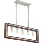 Quoizel WESTERLY QZS-WTY536BN Závěsná lampa 5x60W/E27