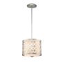 Elstead Lighting Ziggy ZIGGY-1P-S-LS Závěsná lampa 2x40 W/E14